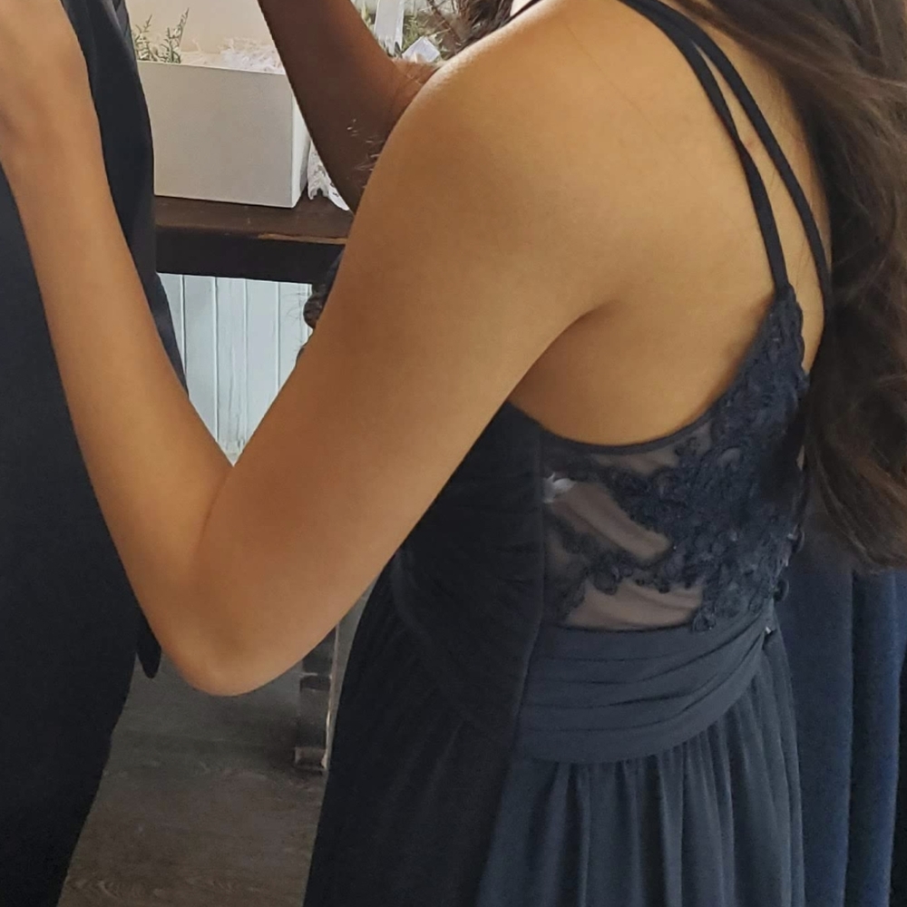 Azazie NAVY dress BOGO 💥 - Picture 6 of 7